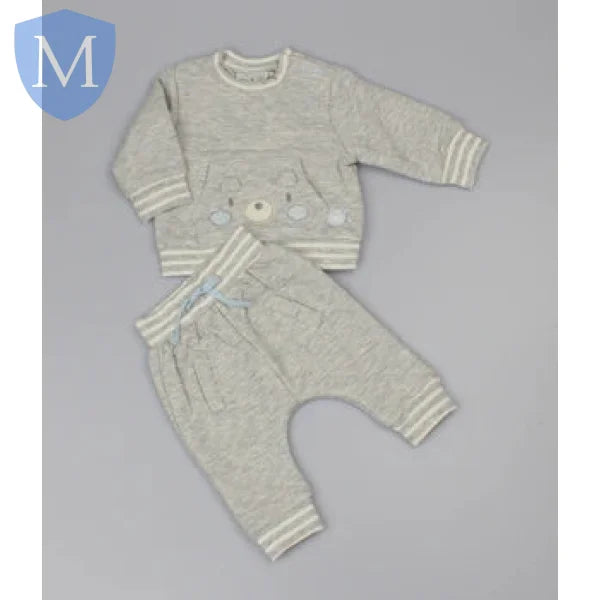 Baby Boys Quilted Top & Trouser - Bear (WF1814) (Baby Boys Fashionwear) Mansuri