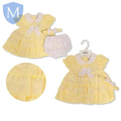 Baby Dress with Bow and Embroidery (BIS20206103) (Baby Summer Dress) Mansuri
