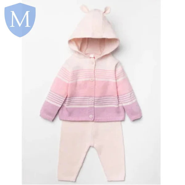 Baby Girls Knitted 2 Piece Outfit (W23354) (Baby Girls Fashionwear) Mansuri