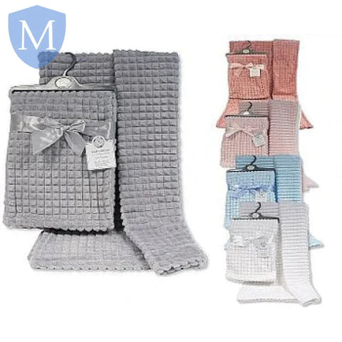 Baby Jacquard Wrap - Squares (BW1121030) (Baby Wrap) Mansuri