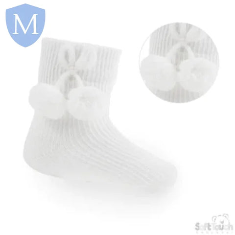 Baby Pom Pom Socks (S09/10) (Baby Socks) Mansuri