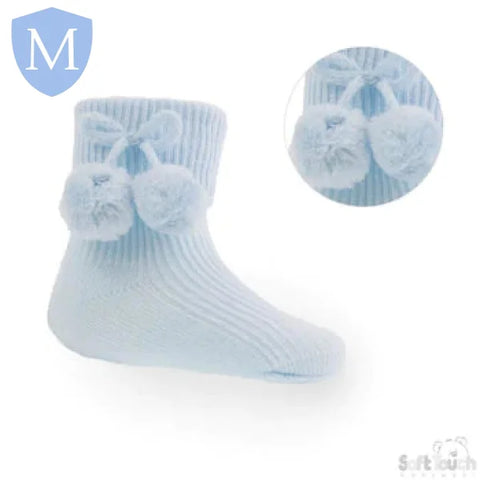 Baby Pom Pom Socks (S09/10) (Baby Socks) Mansuri