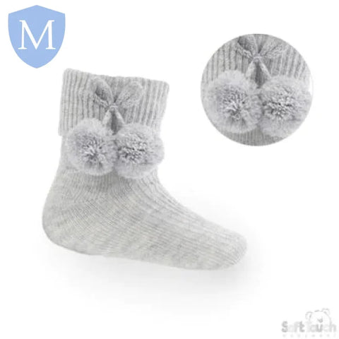 Baby Pom Pom Socks (S09/10) (Baby Socks) Mansuri