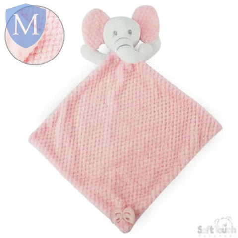 Baby Waffle Elephant Comforter With Crinkly Ears (BC48) (Baby Comforter) Mansuri