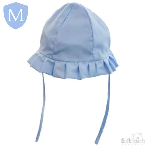 Blue Plain Cloche Hat (H20) (Baby Summer Hats) Mansuri