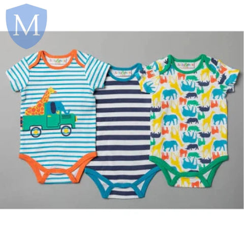 Boys 3 Pack Bodysuits - Giraffe (T20120) (Baby Bodysuit) Mansuri