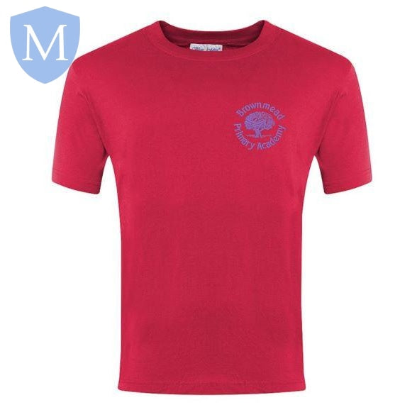 Brownmead PE T-Shirt Fire-RED Mansuri