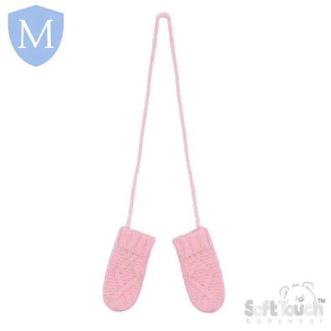 Chain' Knit Mittens (BM14) (Baby Mittens) Mansuri