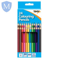 Colouring Pencils Full Length Box Of 24 (Stationery Essential) Mansuri