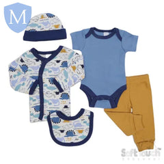 Dinosaur Tiny Baby 5 Piece Garment Set (PR29) (Prem) Mansuri