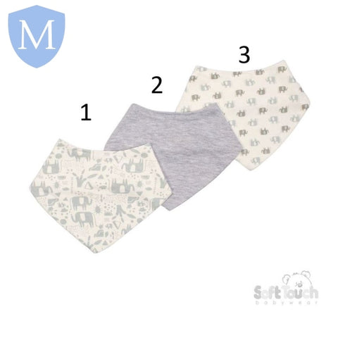 Elephant Style Bandana Bibs (CC05) (Baby Bibs) Mansuri