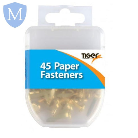 Essential 45 Paper Fasteners Brass (Stationery Essential) Mansuri