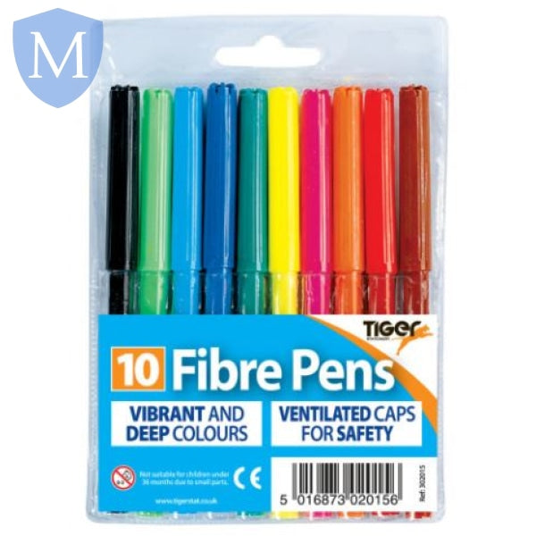 Fibre Tip Pens Wallet 10 (Stationery Essential) Mansuri