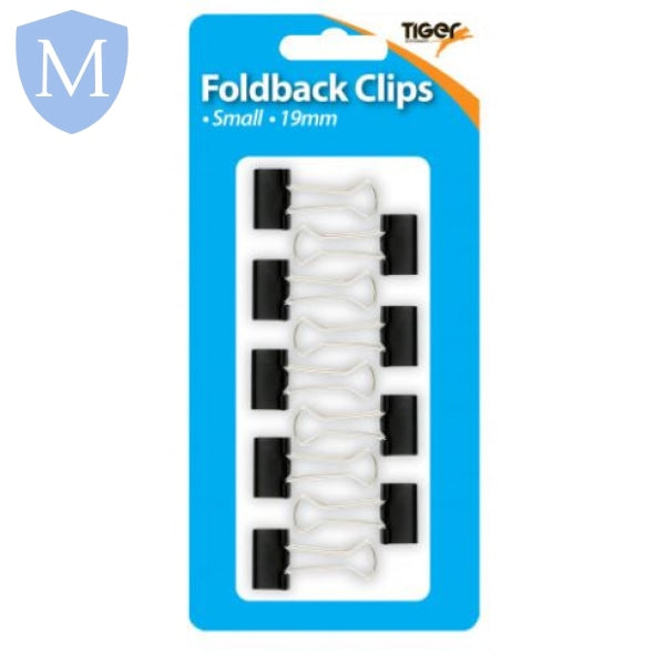 Fold Back Clips Pack 9 19mm (Stationery Essential) Mansuri