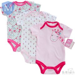 Girls 3 Pack Bodysuit Set (BG44) (Baby Bodysuits) Mansuri