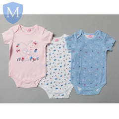 Girls 3 Pack Bodysuits (T20269) (Baby Bodysuits) Mansuri