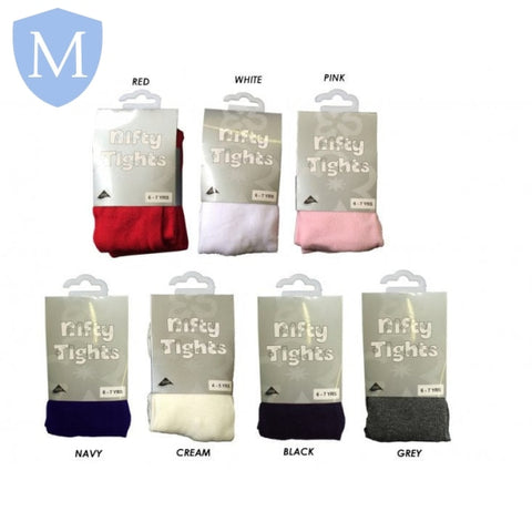 Girls Nifty Tights (Baby Tights) (Girls Plain Tights) (Girls Hosiery) Mansuri