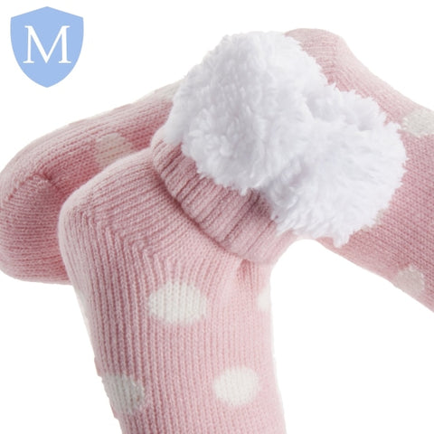 Girls One Pack Socks with Gripper- 0-2.5 to 3-5.5 (44B844) - Kidswholesale.co.uk