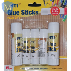 Glue Sticks (Pack Of 5) (Stationery Essential) Mansuri