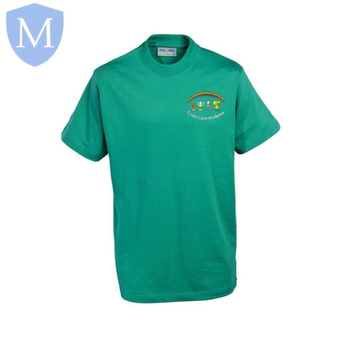 Gossey Lane P.E T-Shirt - Green Small,11-13 Years,2 Years,3-4 Years,5-6 Years,7-8 Years,9-10 Years,Large,Medium