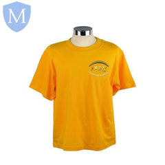 Gossey Lane P.E T-Shirt - Yellow Small,11-13 Years,2 Years,3-4 Years,5-6 Years,7-8 Years,9-10 Years,Large,Medium