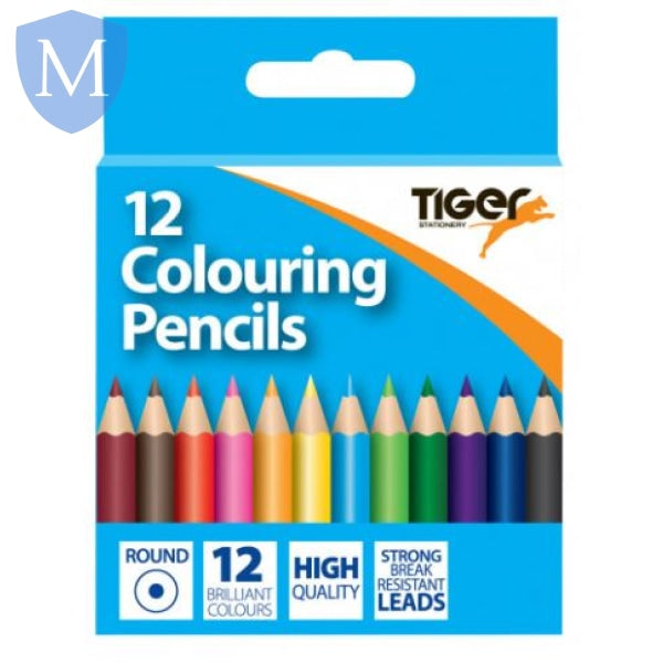 Half Length Colouring Pencils Box 12 (Stationery Essential) Mansuri