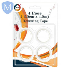 Hemming Tape 4 Piece Set (2.5cm x 4.5cm) (Essential Accessory) Mansuri