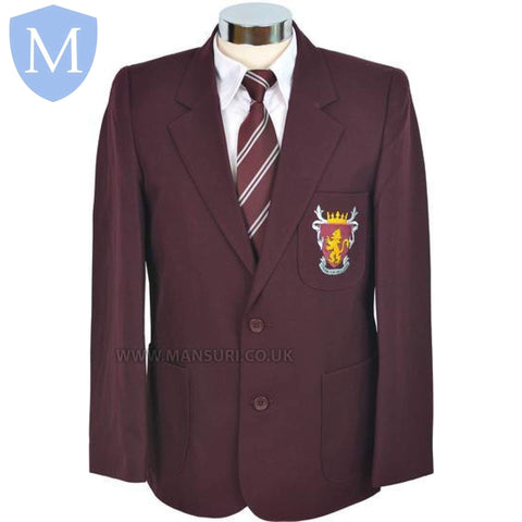 Kings Heath Boys Blazer Chest 29 (9/10 Years),Chest 30 (9/10 Years),Chest 31 (11/12 Years),Chest 32 (11/12 Years),Chest 33 (11/12 Years),Chest 34 (13 Years),Chest 35 (13 Years),Chest 36 (13 Years),Chest 37 (14 Years),Chest 38 (14/16 Years),Chest 39 (14/16 Years),Chest 40,Chest 42,Chest 44,Chest 46,Chest 48,Chest 50,Chest 52,Chest 54