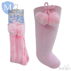 Knee Length Pom-Pom Socks (S47) (Baby Socks) Mansuri