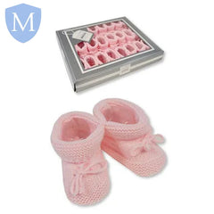 Knitted Tie-Up Baby Bootees (BSS116359) (Baby Bootees) Mansuri