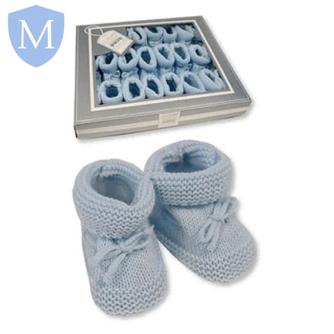 Knitted Tie-Up Baby Bootees (BSS116359) (Baby Bootees) Mansuri