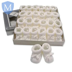 Knitted Tie-Up Baby Bootees (BSS116359) (Baby Bootees) Mansuri