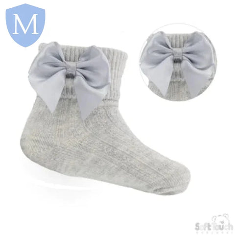 Large Bow Ankle Socks (S123) (Baby Socks) Mansuri