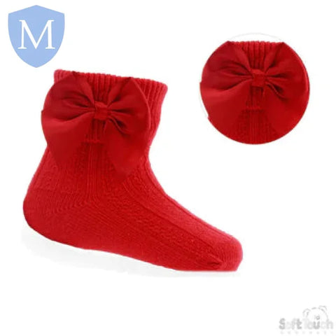 Large Bow Ankle Socks (S123) (Baby Socks) Mansuri