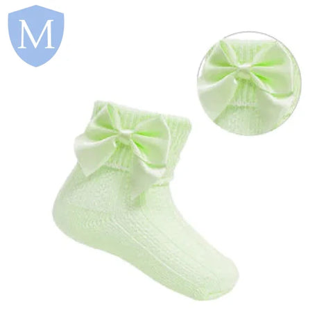 Large Bow Ankle Socks (S123) (Baby Socks) Mansuri