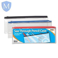 Large Flat Exam Pencil Case (Stationery Essential) Mansuri