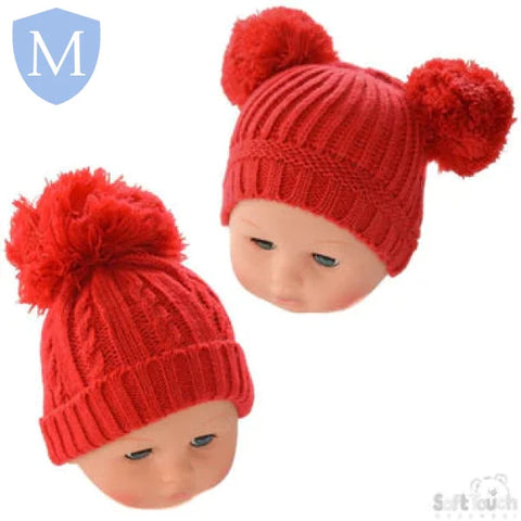 Medium Pom-Pom Winter Hat (H476) (Baby Hats) Mansuri