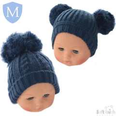 Medium Pom-Pom Winter Hat (H476) (Baby Hats) Mansuri