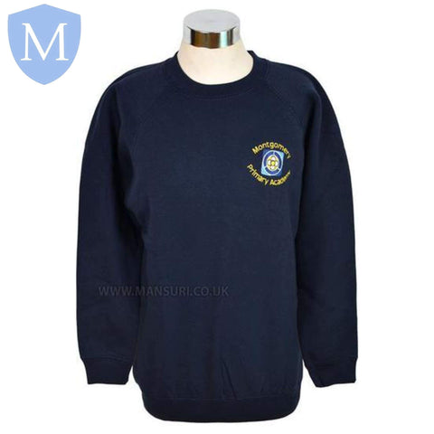 Montgomery Primary Academy Sweatshirts 2-3 Years,11-12 Years,12-13 Years,3-4 Years,5-6 Years,7-8 Years,9-10 Years,Large,Medium,Small