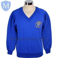 Our Lady Of Lourdes V Neck Sweatshirts 3-4 Years,11-12 Years,13 Years,5-6 Years,7-8 Years,9-10 Years,Medium,Small