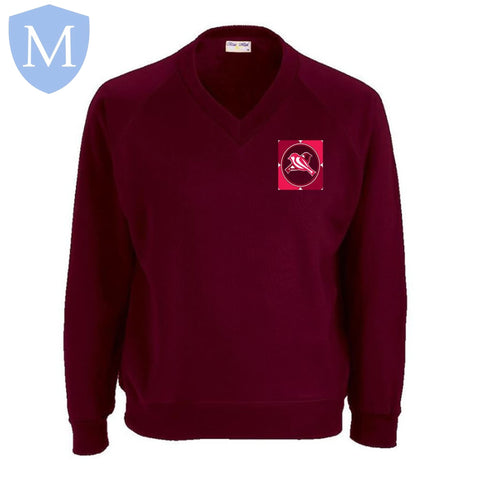 Percy Shurmer Academy V-Neck Sweatshirt 13,2-3,3-4,5-6,7-8,9-10,Large,Med,Small,X-Large