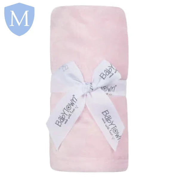 Plain Blue Baby Luxury Soft Feel Plush Blanket (19C236/7) (Baby Blanket) Mansuri