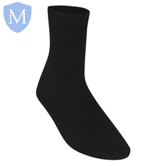 Plain Unisex Cotton Socks (3 Pairs) (POA) (Girls Hosiery) (Boys Hosiery) Mansuri