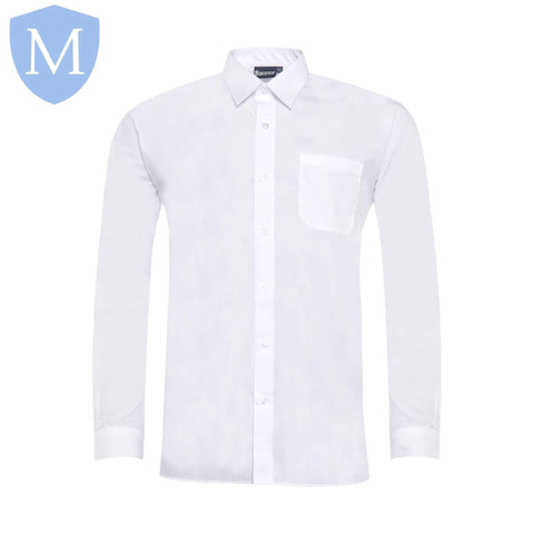 Plain Boys Full Sleeved Shirt - White Collar Size 11,Collar Size 11.5,Collar Size 12,Collar Size 12.5,Collar Size 13,Collar Size 13.5,Collar Size 14,Collar Size 14.5,Collar Size 15,Collar Size 15.5,Collar Size 16,Collar Size 16.5,Collar Size 17,Collar Size 17.5