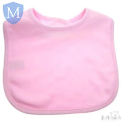 Plain Cotton Velcro Bib (P4625) (Baby Bibs) Mansuri