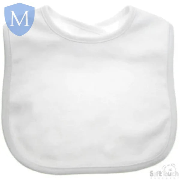 Plain Cotton Velcro Bib (P4625) (Baby Bibs) Mansuri