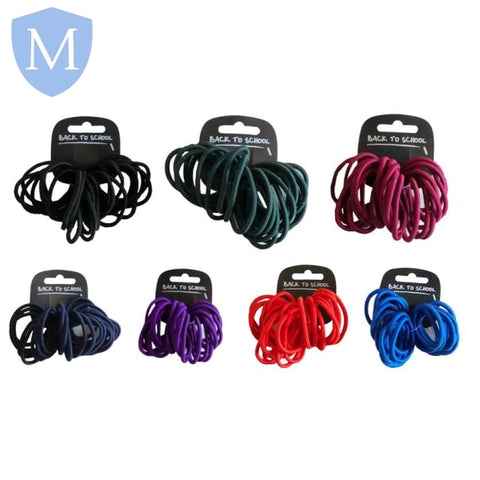 Plain Girls 25 Pack Endless Hair Elastics (Hair Accessory) (POA) Mansuri