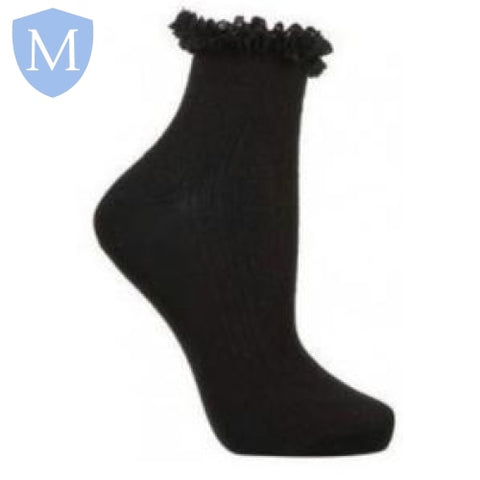 Plain Girls Frilly Socks (POA)(Girls Hosiery) Mansuri