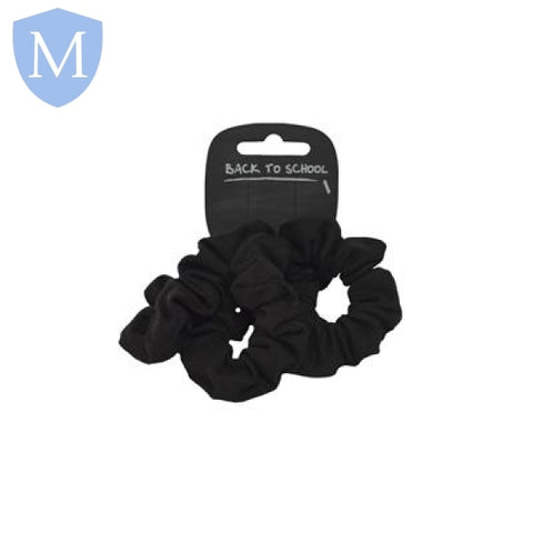 Plain Girls Jersey Hair Scrunchie - 3 Pack (Hair Accessory) (POA) Mansuri