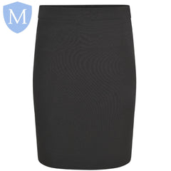Plain Girls Lycra Skirt - Black